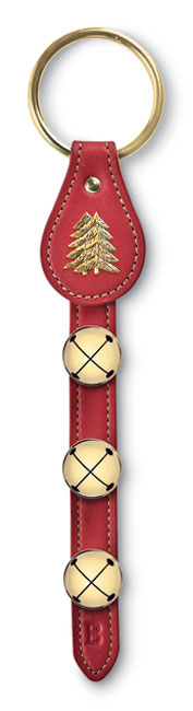 8999: Red Strap with Brass Bells and Tree Charm (Product Detail)