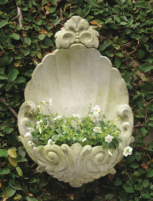 9717: Scalloped Wall Planter (Product Detail)