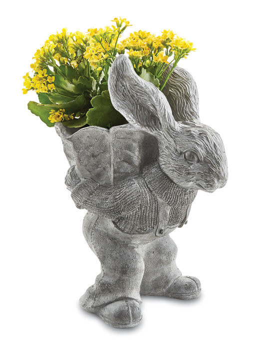 9639: Bunny with Cabbage Planter (Product Detail)