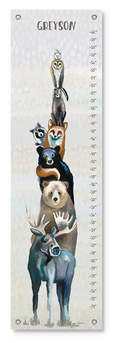 8355: Growth Chart - Woodland Animals (Product Detail)