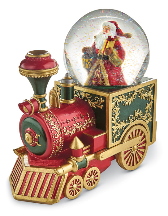 9061: St. Nick Express Snow Globe (Product Detail)