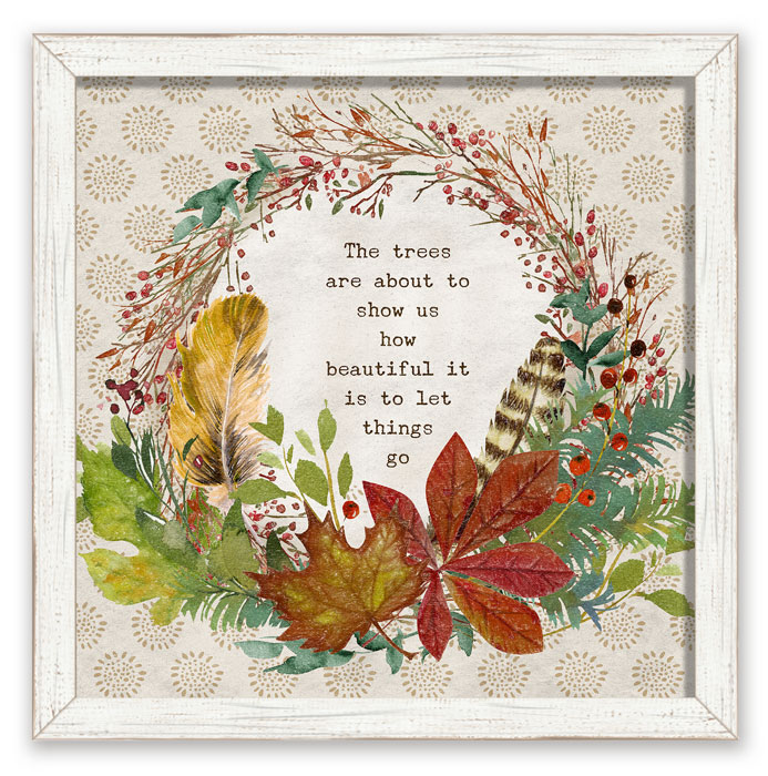 9089: Autumn Wreath Wall Art (Product Detail)