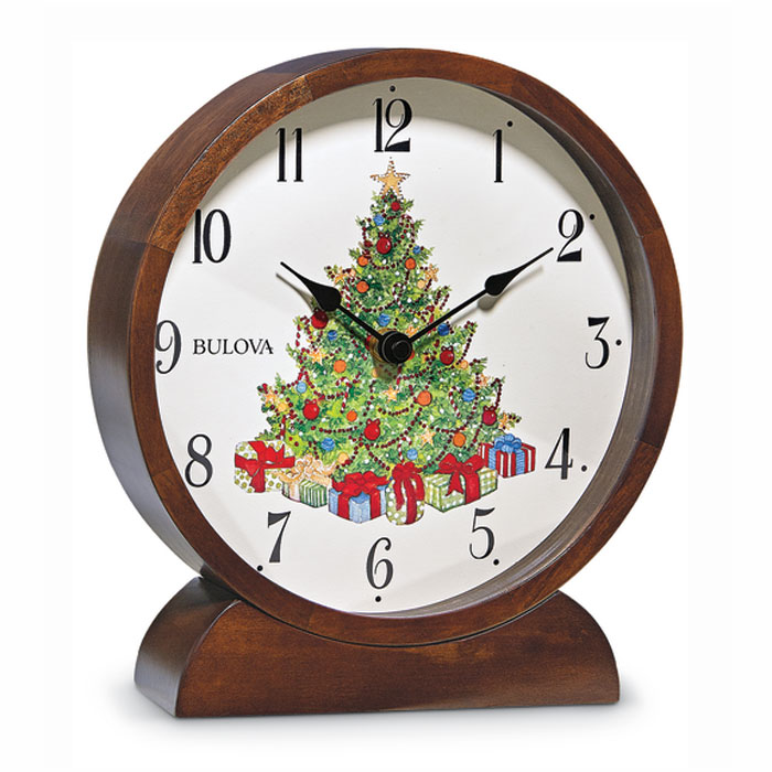 7429: Holiday Musical Clock (Product Detail)