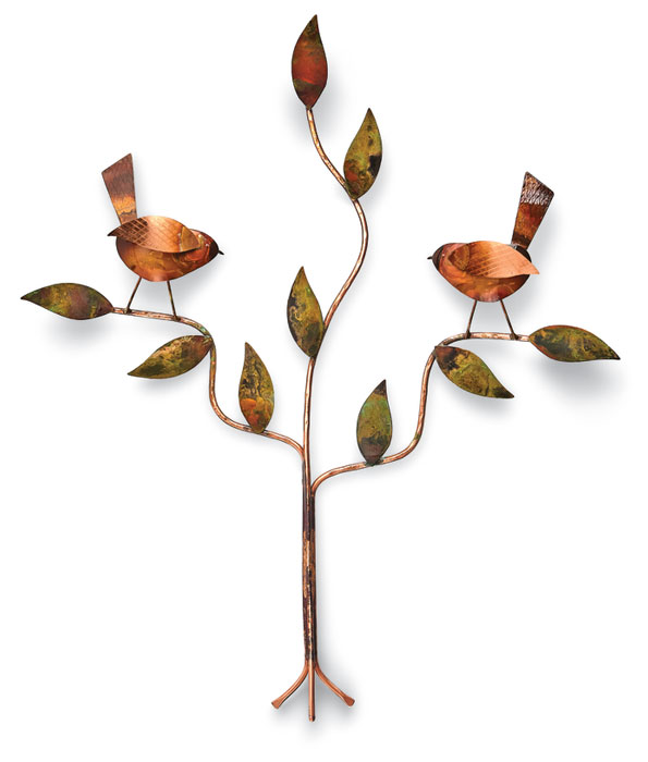 1034: Birds on Branch - Copper (Product Detail)