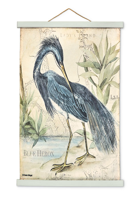 9533: Blue Heron Wall Hanging II (Product Detail)