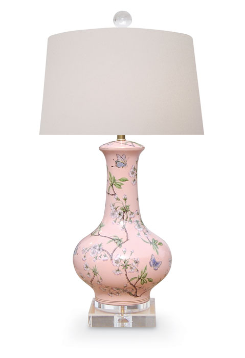 6899: Cherry Blossoms Pink Lamp (Product Detail)