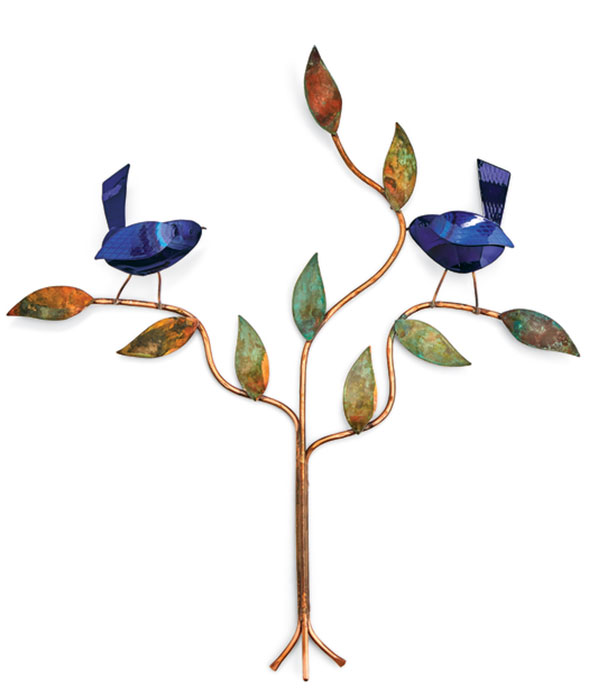 6706: Birds on Branch - Blue (Product Detail)