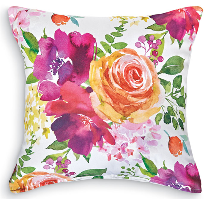 4786: Flower Market I Pillow (Product Detail)