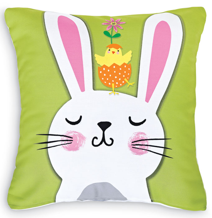 4855: Bunny With Chick Pillow (Product Detail)