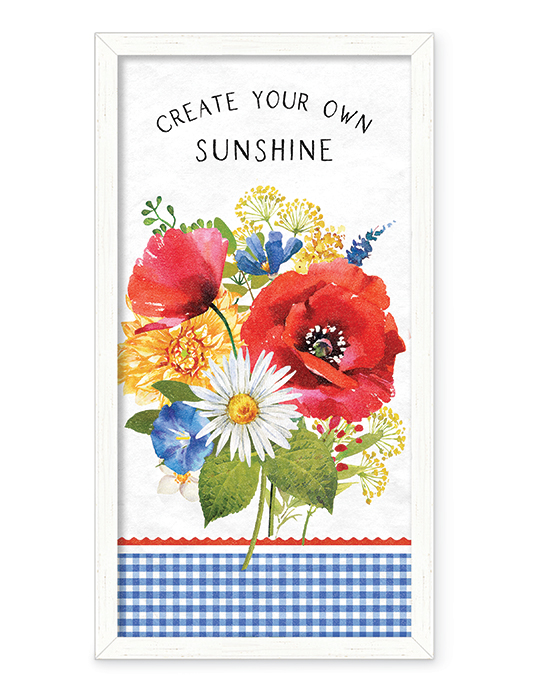 6880: Sunshine Poppy Wall Art (Product Detail)