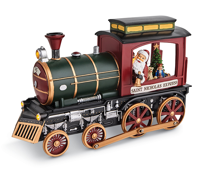 6689: Santa Musical Train with Rotating Tree (Product Detail)