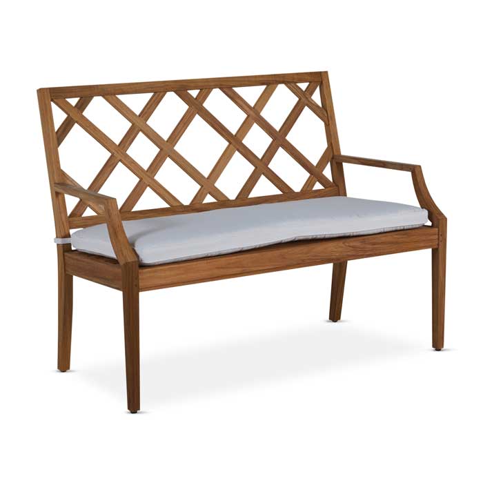 1848: Lattice Bench Cushion 4