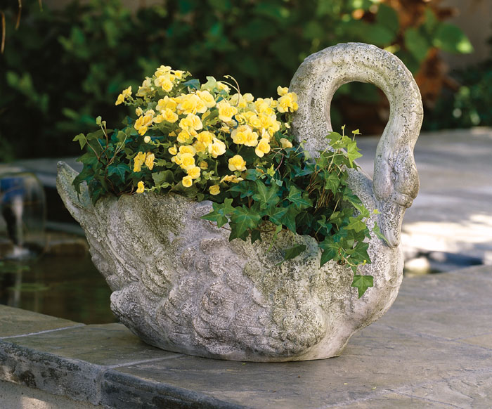 2461: Swan Planter Grande (Product Detail)