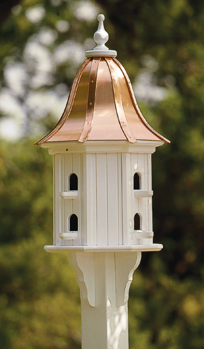 3029: Two-Level Birdhouse with Copper Roof (Product Detail)