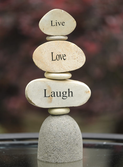 4005: Live Love Laugh Cairn (Product Detail)