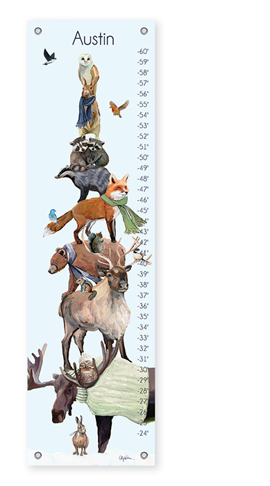 4071: Growth Chart - Woodland Bunch (Product Detail)