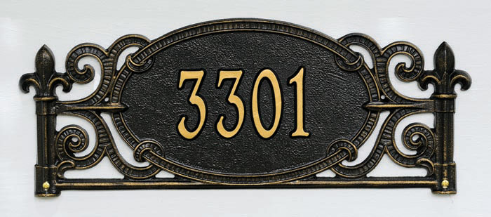 4094: Charleston Wall Address Sign (Product Detail)