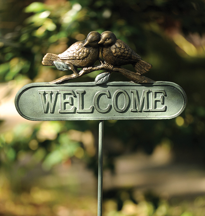 1381: Birds Welcome Sign (Product Detail)