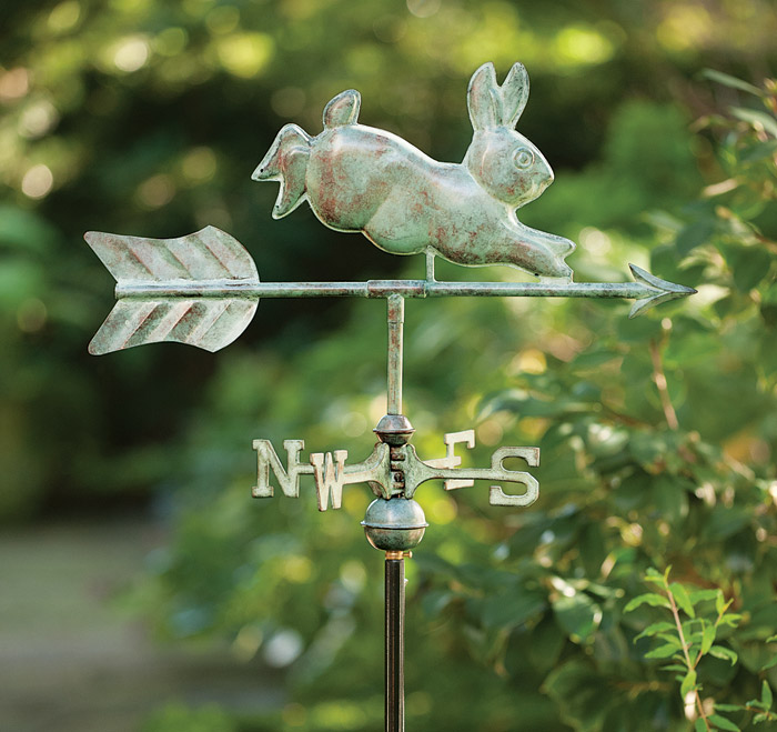 3728: Rabbit Weathervane/Garden Pole (Product Detail)