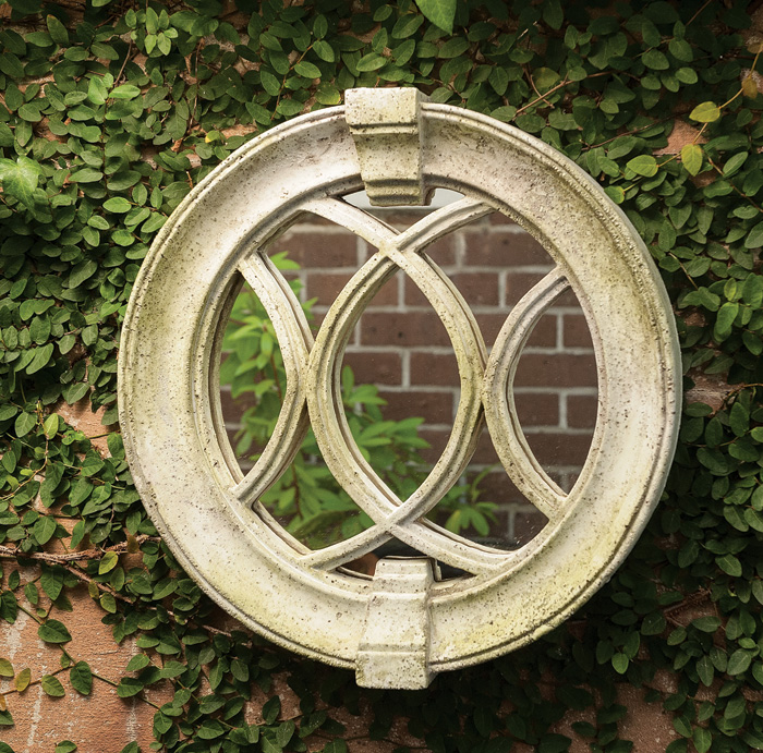 3809: Round Garden Mirror (Product Detail)