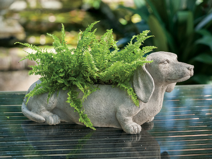 3439: Dachshund Planter (Product Detail)