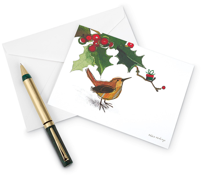 4574: Wren Holiday Boxed Cards (Set of 15)  (Product Detail)