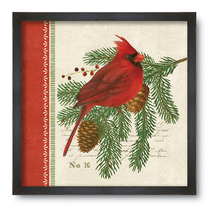 5410: Winter Birds Wall Art - Cardinal (Product Detail)