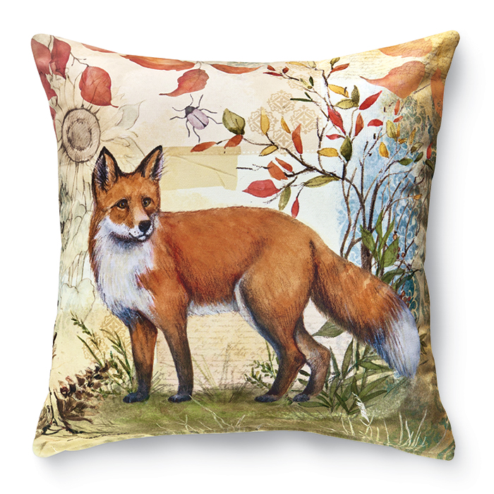 8097: Fox in Autumn Pillow (Product Detail)