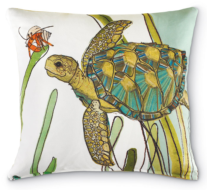 6709: Sea Turtle Pillow (Product Detail)