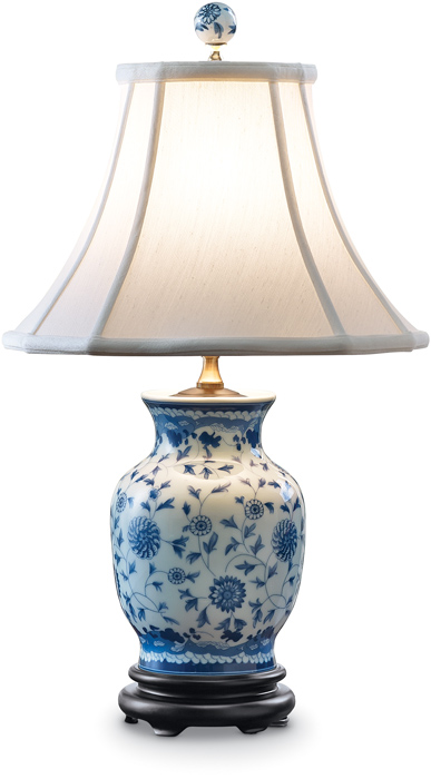 6895: Blue and White Classic Lamp (Product Detail)