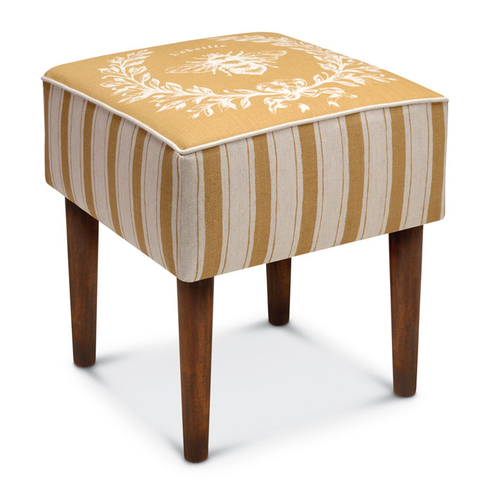 7165: Bee Stripe Stool (Product Detail)