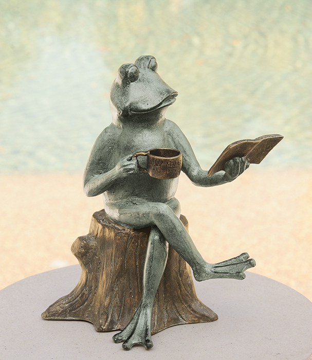 7647: Booklover Frog (Product Detail)