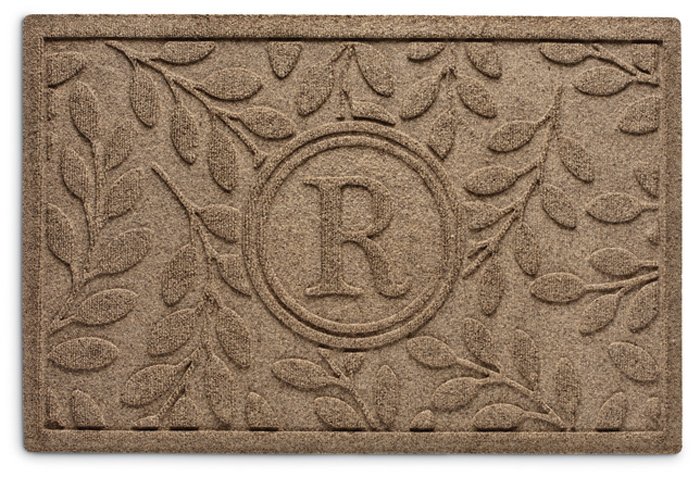 7785: Leaf Monogram Mat (Product Detail)