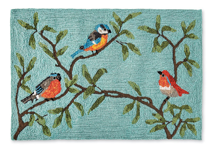 7780: Birds on Branches Rug 2