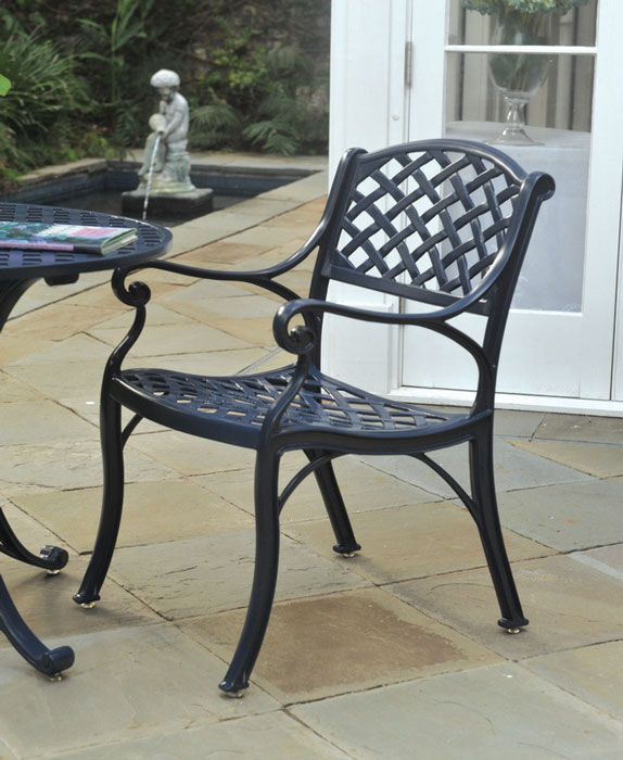 7663: Drayton Armchairs (Set of Two) - Navy (Product Detail)