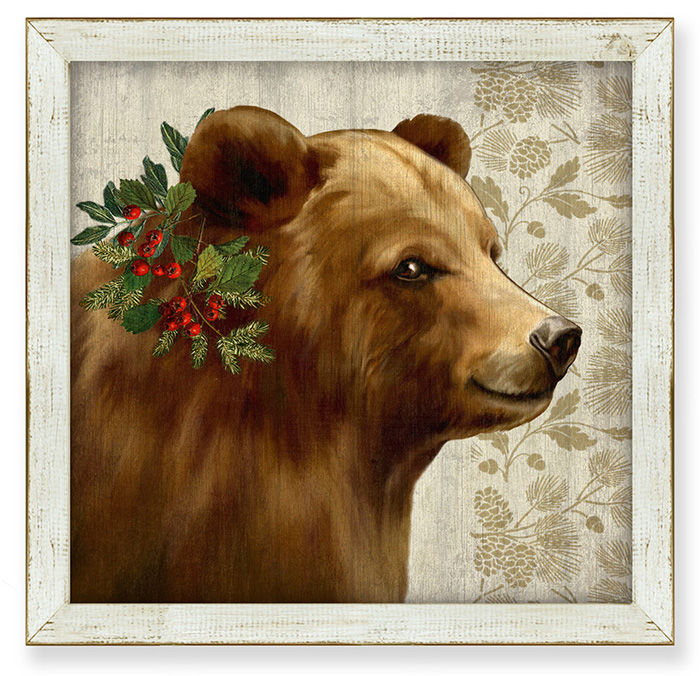 7852: Woodland Life Bear Wall Art (Product Detail)