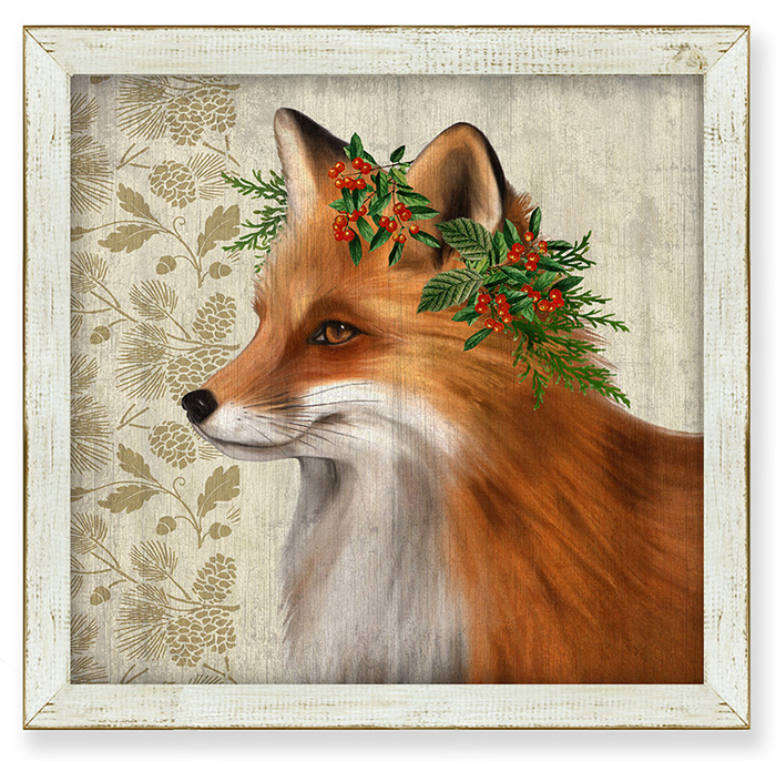 7853: Woodland Life Fox Wall Art (Product Detail)