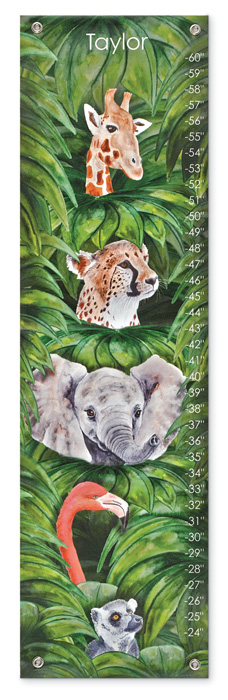 7870: Growth Chart - Jungle Friends (Product Detail)