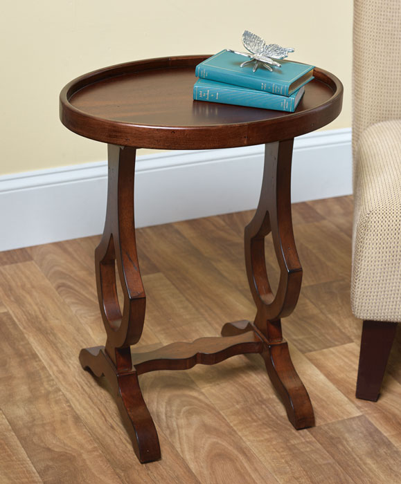 8364: Oval Side Table (Product Detail)