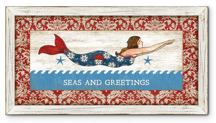 8349: "Seas and Greetings" Framed Wall Art (Product Detail)