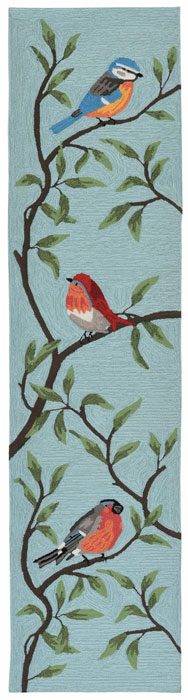 8772: Birds on Branches Rug Runner 2