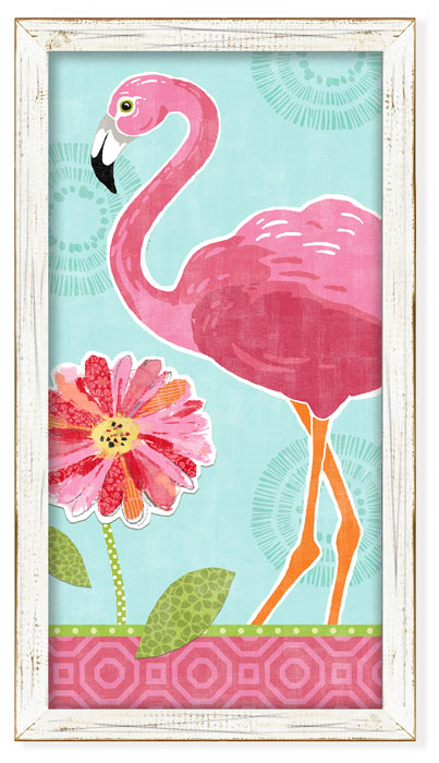 8760: Flamingo II Wall Art (Product Detail)